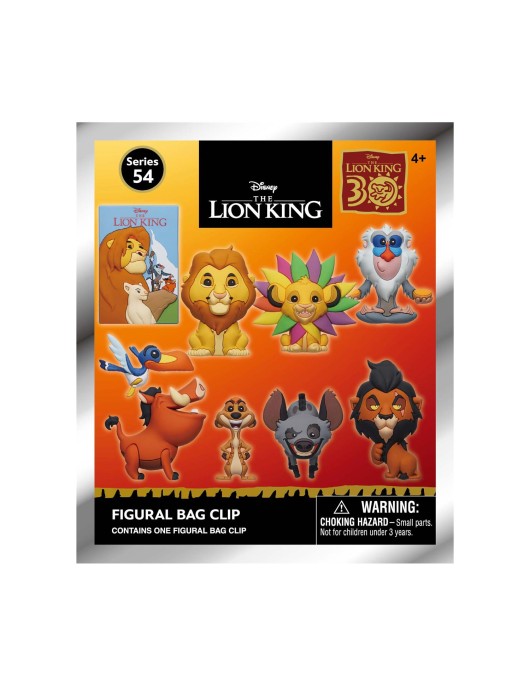 Monogram Disney: Lion King (Blind Bag/Random) 3D Foam Bag Clips Figures (85665)