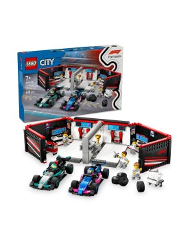 LEGO® City: F1® Garage &amp; Mercedes-AMG &amp; Alpine Cars (60444)