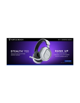 Turtle Beach: Stealth 700 - Wireless Gaming Headset (Gen3) [For PS, PC, mobile] (Color: White)