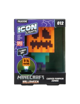 Paladone Icons: Minecraft - Zombie Jack O Lantern Light (PP15302MCF)