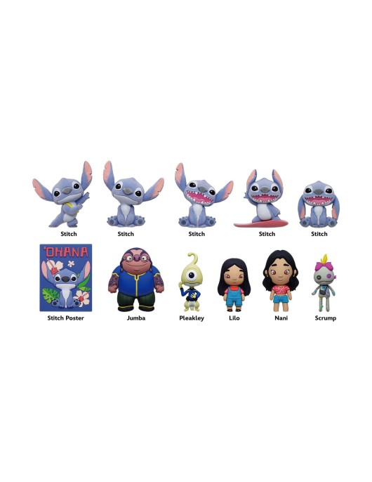 Monogram Disney: Lilo & Stitch Movie (Series1) (Blind Bag/Random) 3D Foam Bag Clips Figures (84060)