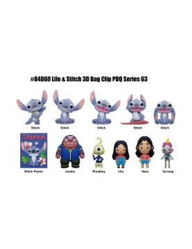Monogram Disney: Lilo &amp; Stitch Movie (Series1) (Blind Bag/Random) 3D Foam Bag Clips Figures (84060)
