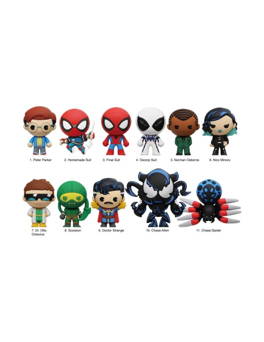 Monogram Marvel: Spider-man (Series1) (Friendly neighborhood) (Blind Bag/Random) 3D Foam Bag Clips Figures (69040)
