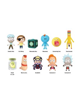Monogram: Rick and Morty (Series2) (Blind Bag/Random) 3D Foam Bag Clips Figures (74030)