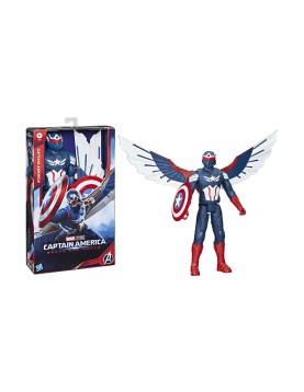 Hasbro Marvel Captain America: Brave New World - Titan Heroes Captain America Deluxe Titan Figure (F9301)
