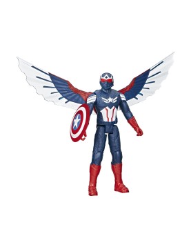 Hasbro Marvel Captain America: Brave New World - Titan Heroes Captain America Deluxe Titan Figure (F9301)