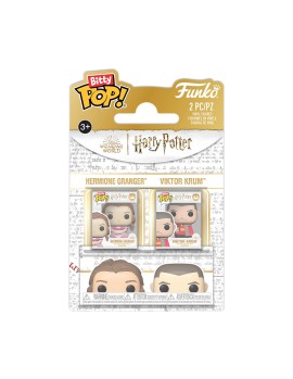 Funko Bitty Pop! 2-Pack: Harry Potter - Hermione Granger &amp; Viktor Krum Vinyl Figures