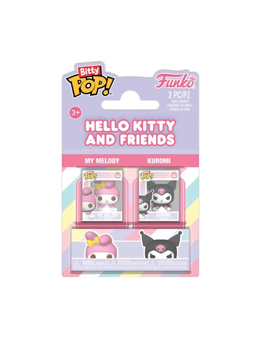 Funko Bitty Pop! 2-Pack: Hello Kitty and Friends - My Melody & Kuromi Vinyl Figures