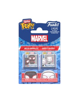 Funko Bitty Pop! 2-Pack Marvel: Spider-Man - Miles Morales &amp; Ghost Spider Vinyl Figures