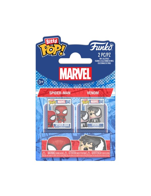 Funko Bitty Pop! 2-Pack Marvel: Spider-Man - Spider-Man & Venom Vinyl Figures