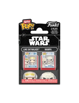 Funko Bitty Pop! 2-Pack Disney: Star Wars - Luke Skywalker &amp; Wampa Vinyl Figures