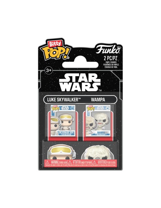 Funko Bitty Pop! 2-Pack Disney: Star Wars - Luke Skywalker & Wampa Vinyl Figures