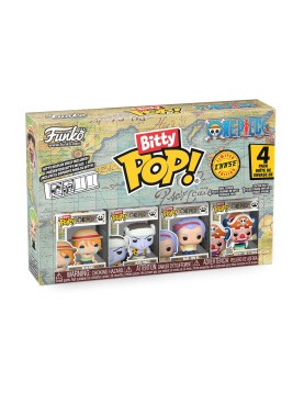 Funko Bitty Pop! 4-Pack: One Piece - Nami, Arlong, Nojiko, Bitty Pop! Chase Vinyl Figures