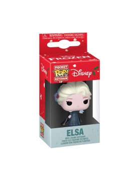 Funko Pocket Pop! Disney: Princess Holiday - Elsa Vinyl Figure Keychain