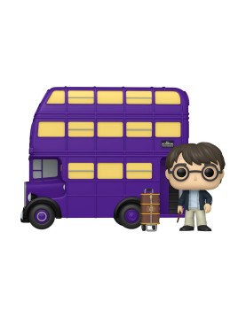 Funko Pop! Rides Super Deluxe: Harry Potter - Harry Potter with Knight Bus #139 Vinyl Figure