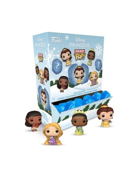 Funko Pocket Pop! Capsule: Princess Holiday - Moana, Belle, Tiana, Rapunzel (Blind Box/Random) Vinyl Figures