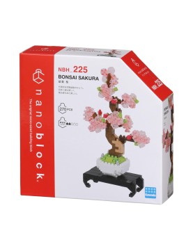 Bandai Nanoblock: Object - Pink Bonsai Building Block Figure (NBC225)