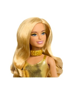 Mattel Barbie: Fashionistas - Doll with Gold Jumpsuit and Blonde Hair (HRH19)