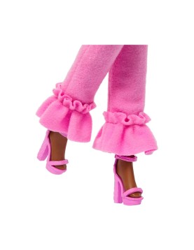 Mattel Barbie Fashionistas: Deluxe Style - Doll with Pink Braids and Dark Skin (HYV28)