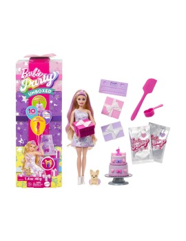 Mattel Barbie: Party Unboxed Reveal - Blonde Hair Doll (JFG70)