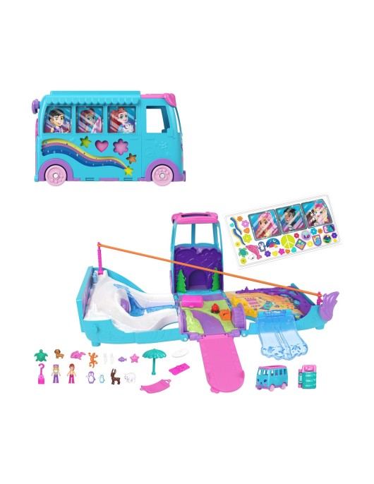 Mattel Polly Pocket: Pet Mobile Adventure - Playset (JCC22)