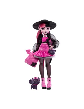 Mattel Monster High: Draculaura - Fashion Doll with Pet (HRP64)