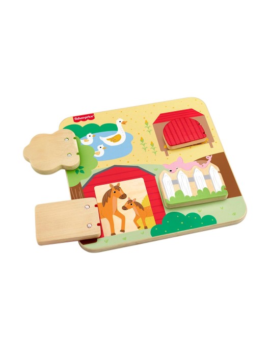 Fisher Price® - Wooden Farm Animals Board (JCY33)