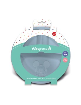 Stor Disney: Mickey Mouse - Toddler Divided Silicone Plate (12225)