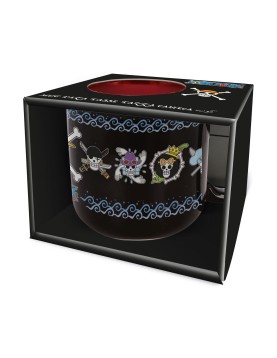 Stor: One Piece Skulls Anime - Young Adult Breakfast Mug In Gift Box (415ml) (537)