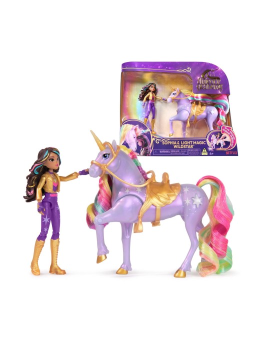 Spin Master Unicorn Academy: Sophia & Light Magic Wildstar - Mini Doll & Unicorn (6067325)