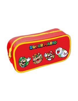Pyramid Nintendo: Super Mario - Core Character Circles Rectangle Pencil Case (SR73309)