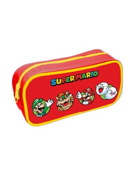Pyramid Nintendo: Super Mario - Core Character Circles Rectangle Pencil Case (SR73309)