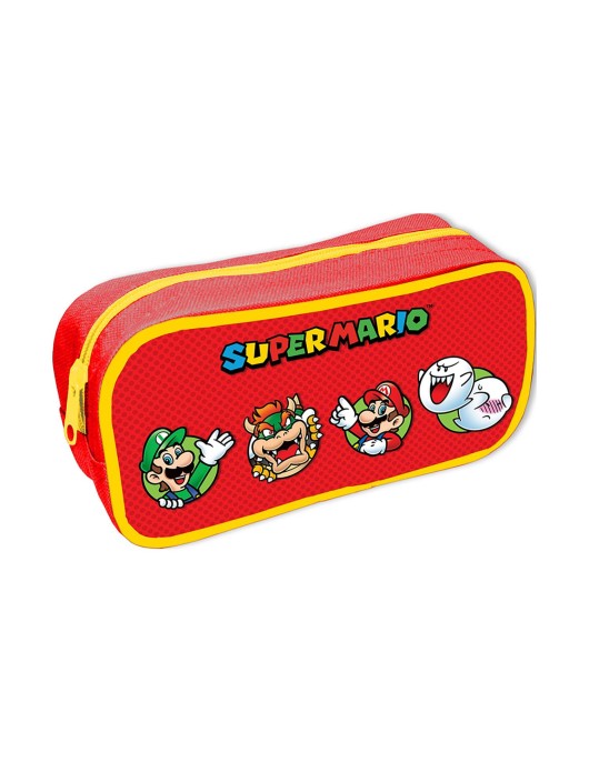Pyramid Nintendo: Super Mario - Core Character Circles Rectangle Pencil Case (SR73309)