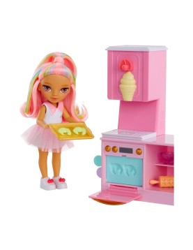 MGA Rainbow High Littles: Dessert Shop with Kandy Doll Playset! (522058)