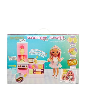 MGA Rainbow High Littles: Dessert Shop with Kandy Doll Playset! (522058)