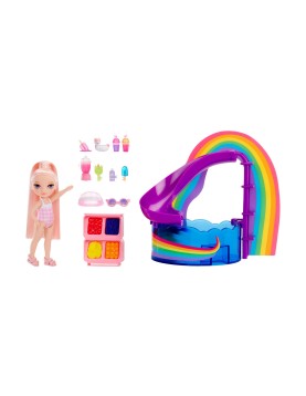 MGA Rainbow High: Littles Pool Day with Blush - Blush Parker Playset (522249)