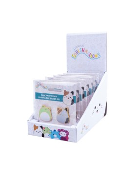 Fizz Squishmallows - Cam &amp; Wendy Pin Badges x 2 CDU (350122)