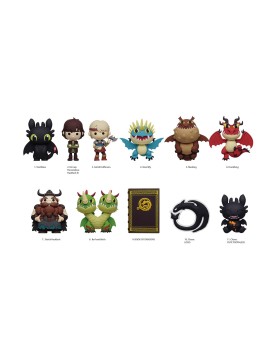 Monogram: How To Train Your Dragon (2025 Movie) (Blind Bag/Random) 3D Foam Bag Clips Figures (76020)