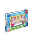 Ravensburger Puzzle: Peppa Pig - Time To Celebrate (2x12 pcs) (12004017)