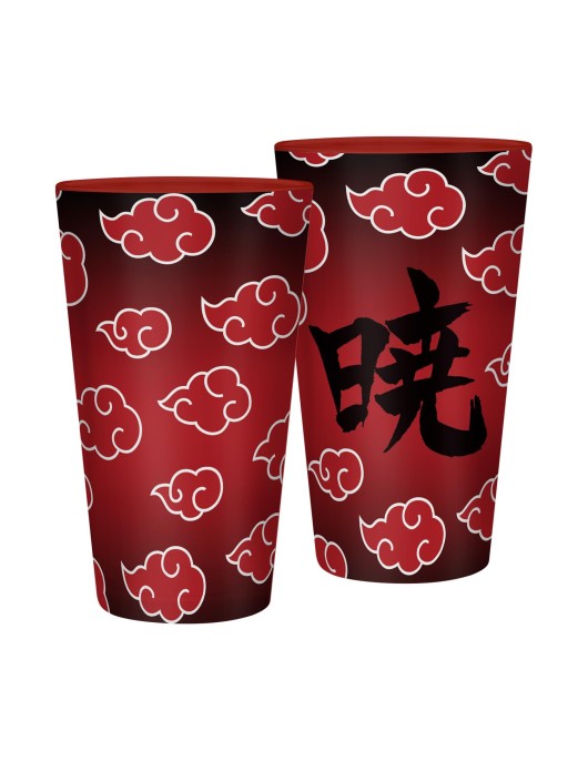 Abysse: Naruto Shippuden - Akatsuki Large Glass (400ml) (ABYVER230)