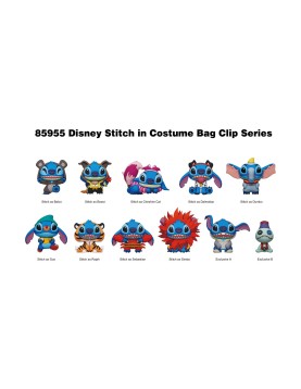Monogram Disney: Stitch (Blind Bag/Random) 3D Foam Bag Clips Figures (85955)