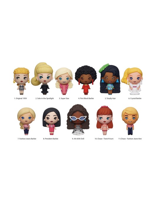 Monogram: Barbie (Series1) (Blind Bag/Random) 3D Foam Bag Clips Figures (39000)