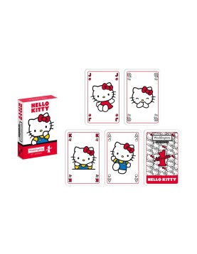 Winning Moves Waddingtons No.1: Hello Kitty Playing Cards (English Language) (WM05101-EN1-12)