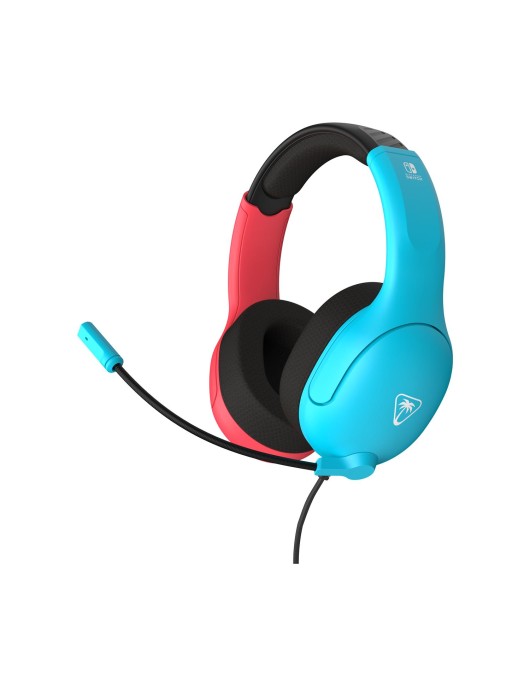 Turtle Beach: Airlite Fit - Wired Gaming Headset [For Switch/ Switch 2] (Color: Neon Blue & Red)
