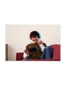 Turtle Beach: Airlite Fit - Wired Gaming Headset [For Switch/ Switch 2] (Color: Neon Blue & Red)