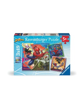 Ravensburger: Marvel Spiderman - Puzzle (3x49pcs) (12004115)
