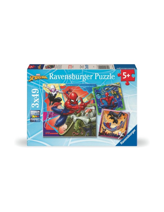 Ravensburger: Marvel Spiderman - Puzzle (3x49pcs) (12004115)
