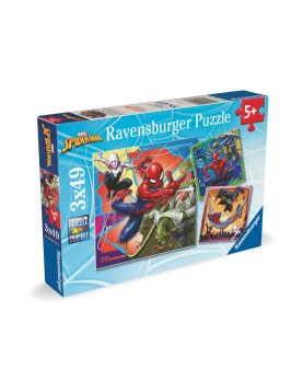 Ravensburger: Marvel Spiderman - Puzzle (3x49pcs) (12004115)