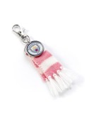 Carat Shop Manchester City FC - Pink Scarf and Logo Charm Backpack Hanger (MCBH0003)
