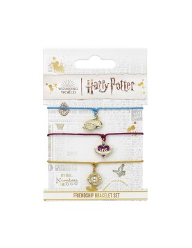Carat Shop Harry Potter - Golden Snitch Friendship Bracelet Set Multi (HPFB0449)